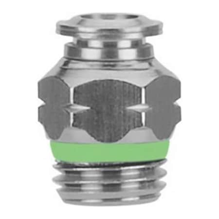 Alpha Technologies Aignep USA Straight Male Stainless Steel 5/32" Tube x 10/32 UNF 60000-53-32